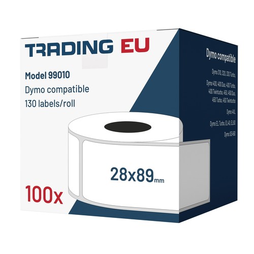 100x label kompat dymo - kompat., zu