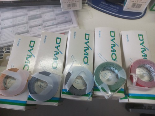 Dymo prägeband 6mm und 9mm - prägeband,