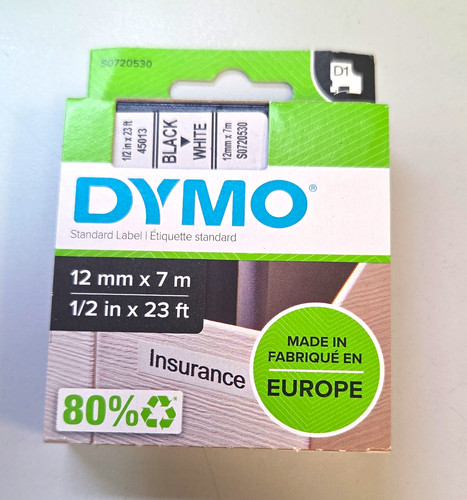 Dymo schriftbandkassette 12 - dymo,