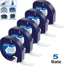 5x 91221 12mm weiß Plastic