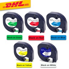 5x kompatibles Dymo Letra Tag