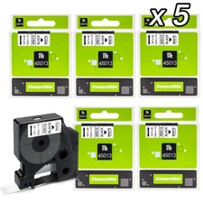5x Schriftband für Dymo D1