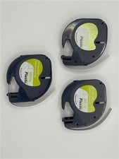 3x Dymo LetraTag Schriftband